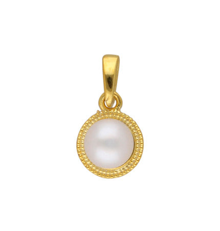 Silver Pearl Pendant | Lustrous Elegance - Silver Pearl Pendant