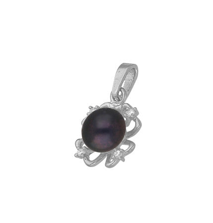 Gray Pearl Pendant | Timeless Grace - Sterling Silver Pearl Pendant