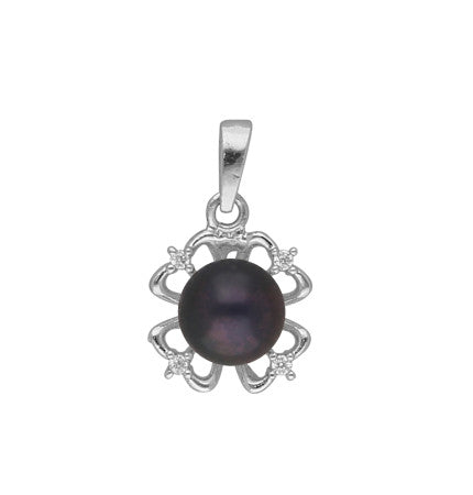 Gray Pearl Pendant | Timeless Grace - Sterling Silver Pearl Pendant