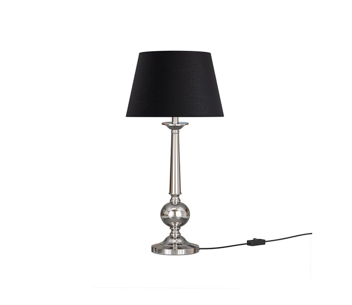 Modern Black Aluminum Ball Table Lamp