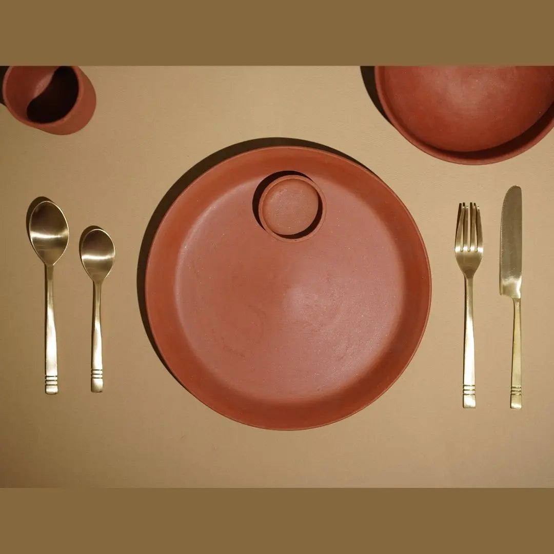 24 Piece Gold Cutlery Set | Premium Brass Gold Cutlery Set of 24pcs