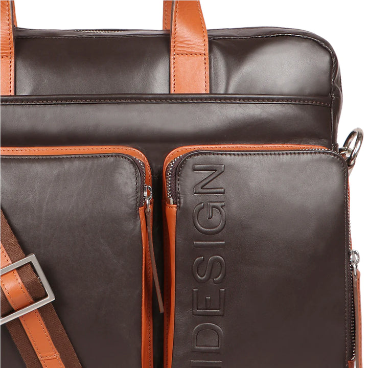 Men's Leather Messenger Bag, Magnetic Closure | Men's Leather Messenger Bag