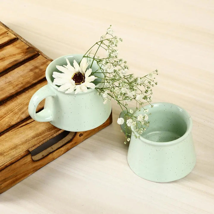 Green Ceramic Mugs | Exclusive Ceramic Mugs - Light Green