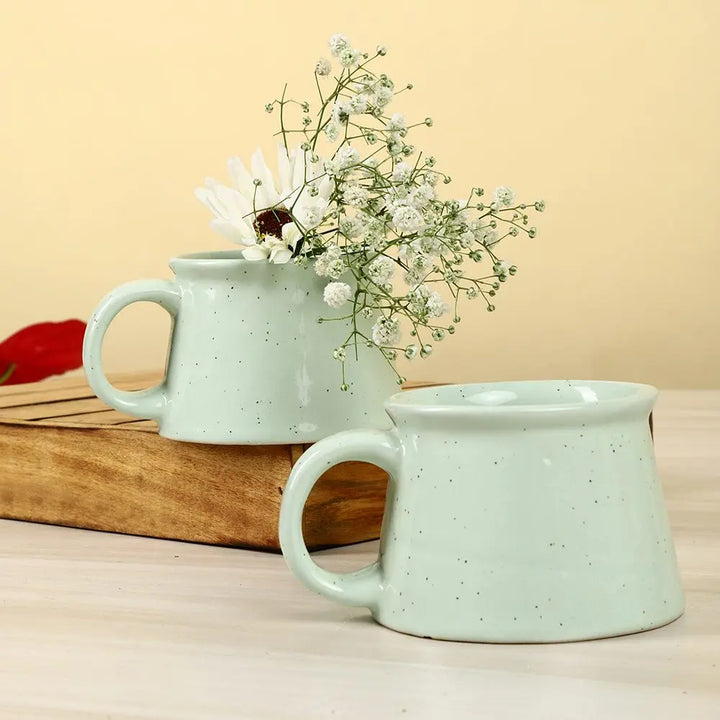 Green Ceramic Mugs | Exclusive Ceramic Mugs - Light Green