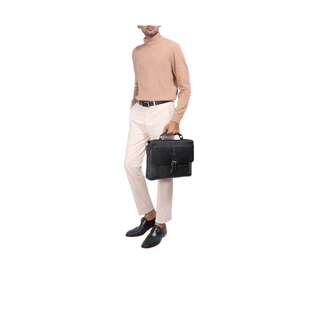 Black Sleek Briefcase | Sleek Professional Elegance Briefcase