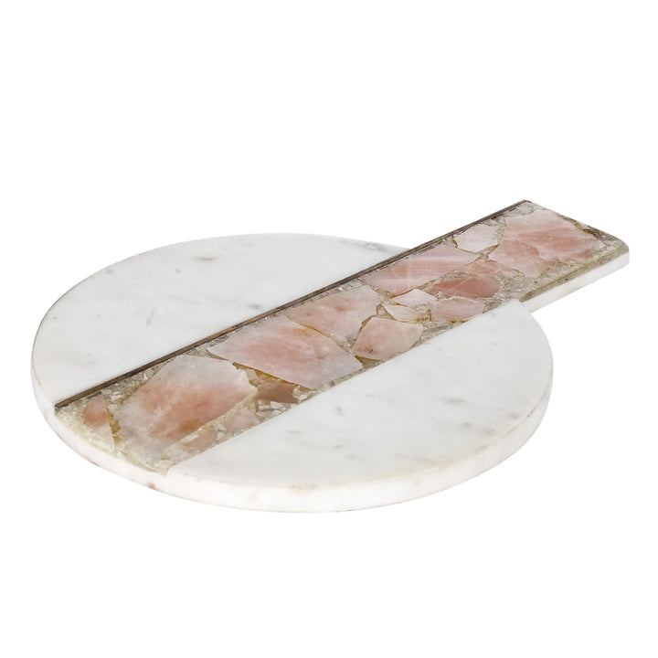 Marble Fusion Pan Shaped Serving Board | Handmade Marble Fusion Pan Shaped Serving Board