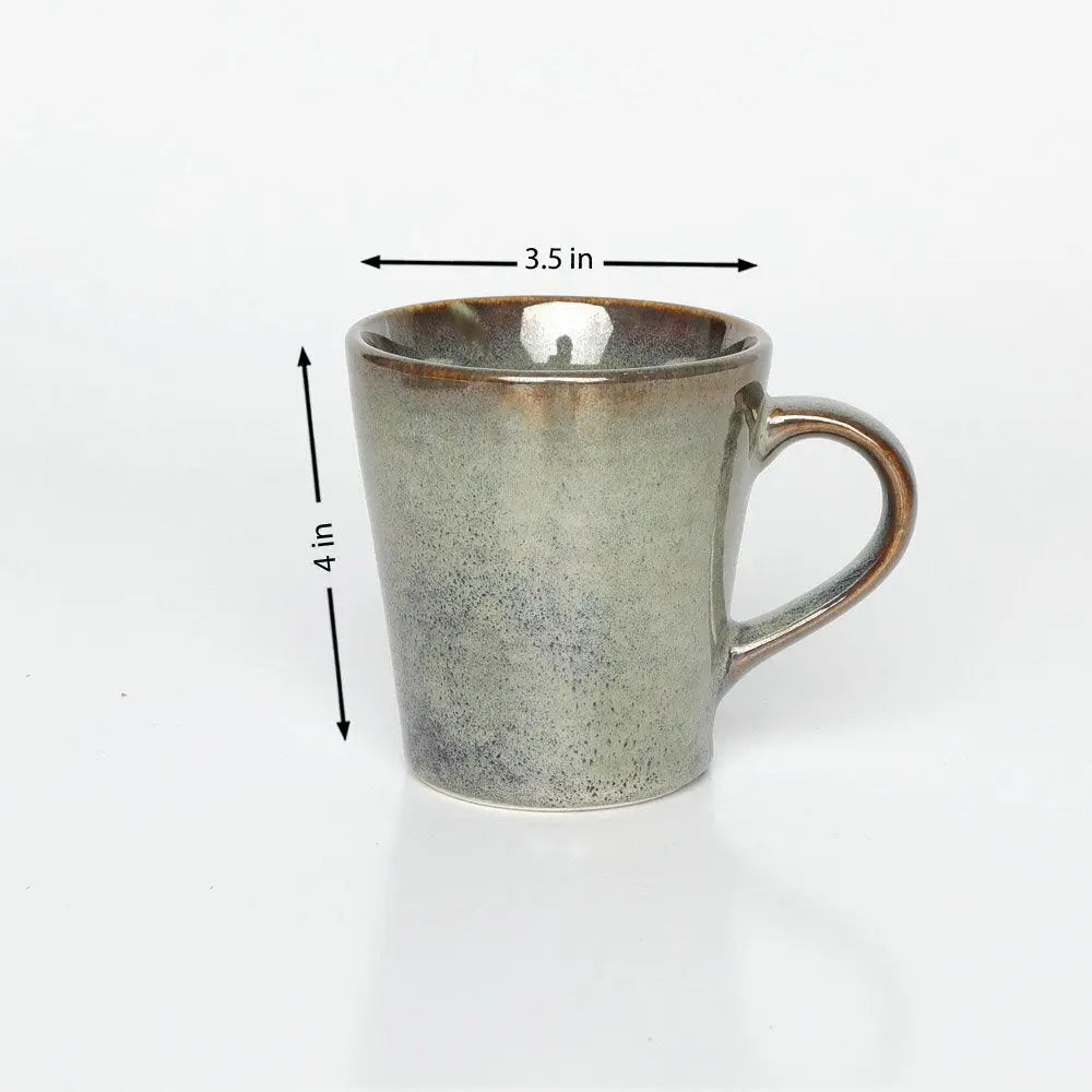 Ceramic Coffee Mugs | Light Green Ceramic Coffee Mugs