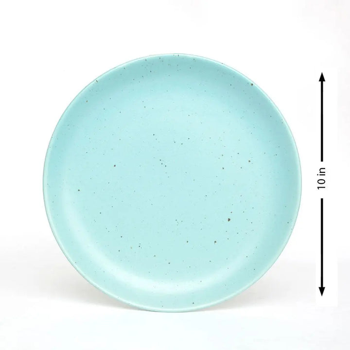 Ceramic Dinner Plate | Handmade Ceramic Dinner Plate Set - Sky Blue