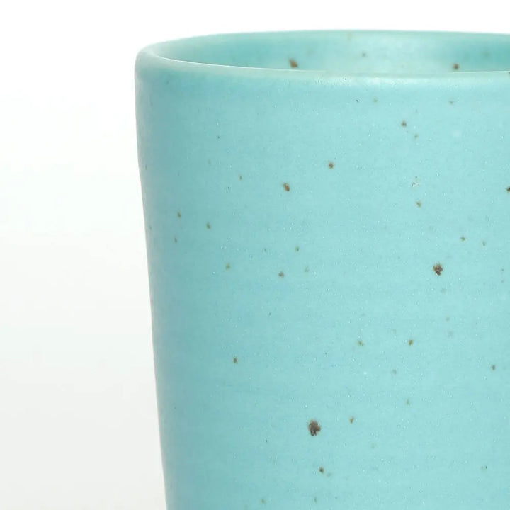 Handmade Ceramic Drinking Glass - Blue Color | Handmade Ceramic Drinking Glass - Sky Blue