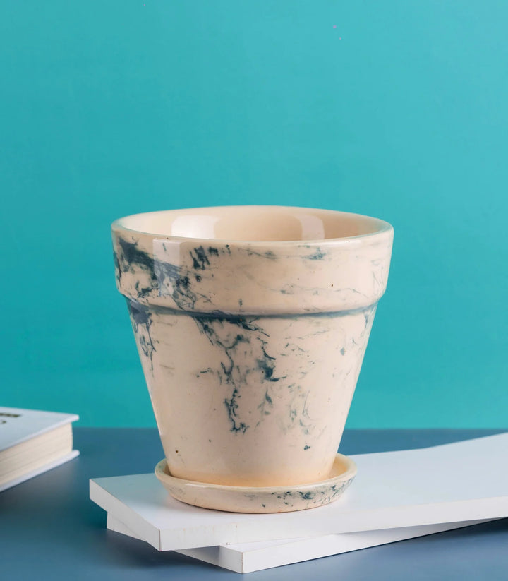 Mystique Ceramic Pots | Decorative 6 Inch Mystique Ceramic Pots