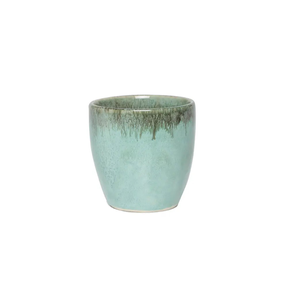 Ceramic Drinking Glasses - Aqua Color | Exquisite Ceramic Drinking Glasses - Aqua