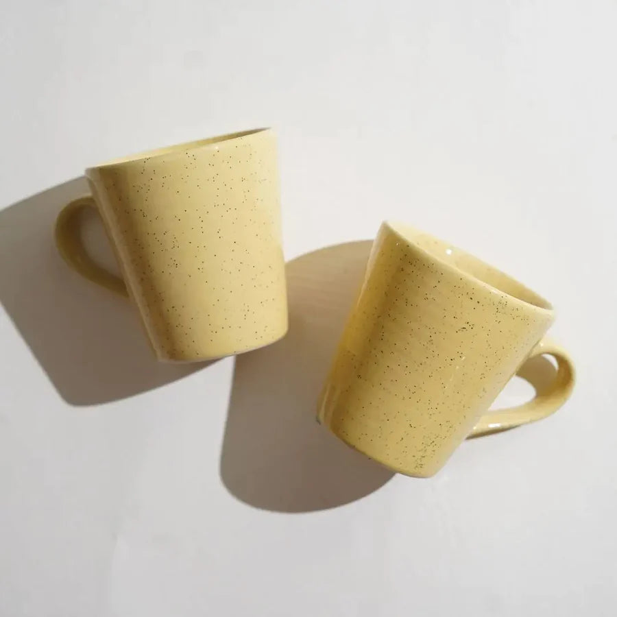 Yellow Ceramic Mugs | Ceramic Mugs - Yellow Breeze