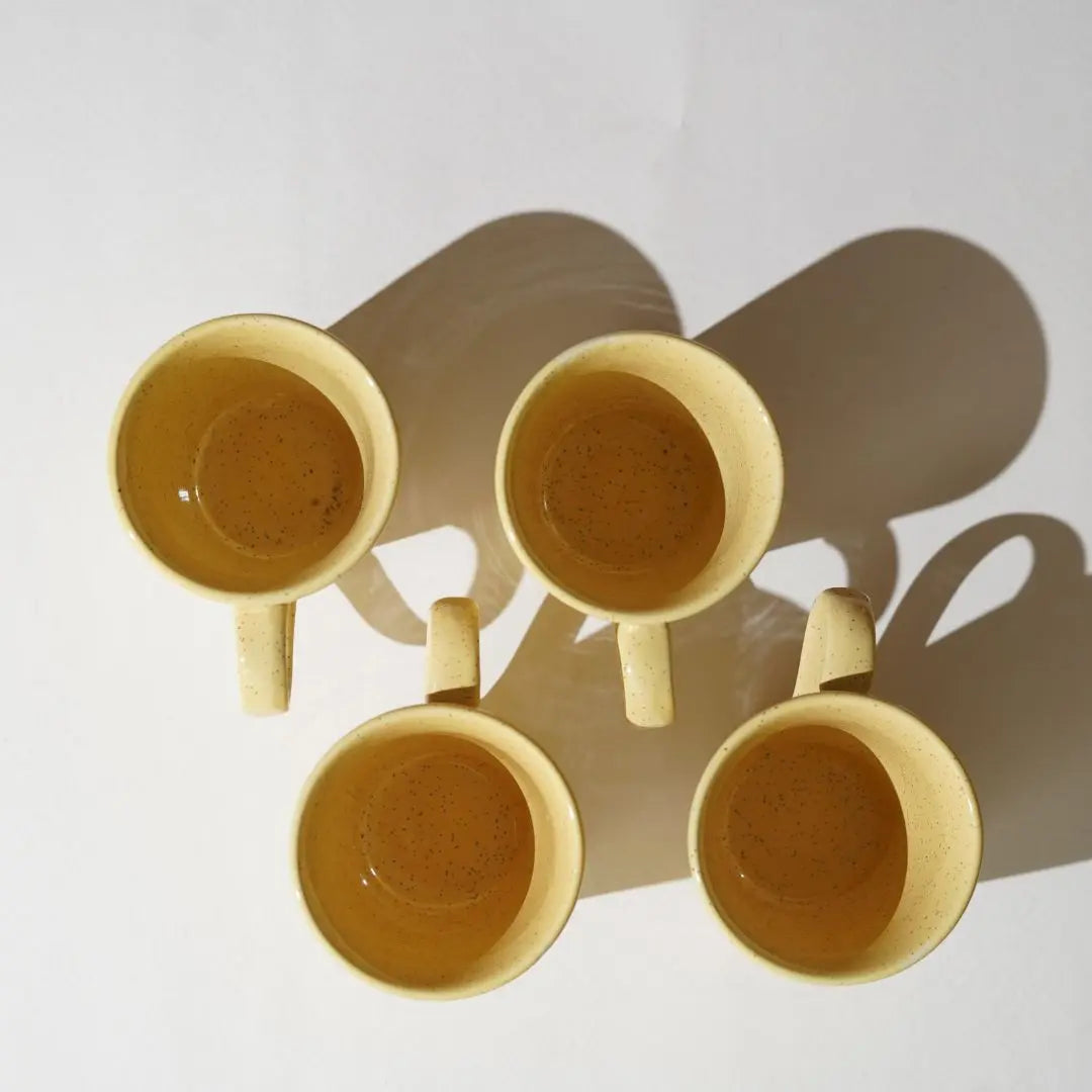 Yellow Ceramic Mugs | Ceramic Mugs - Yellow Breeze