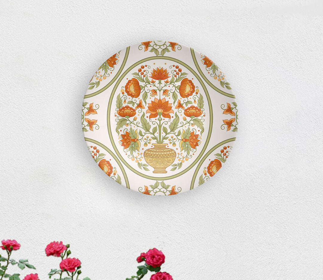 Pot of Life Ceramic Decorative Wall Plate