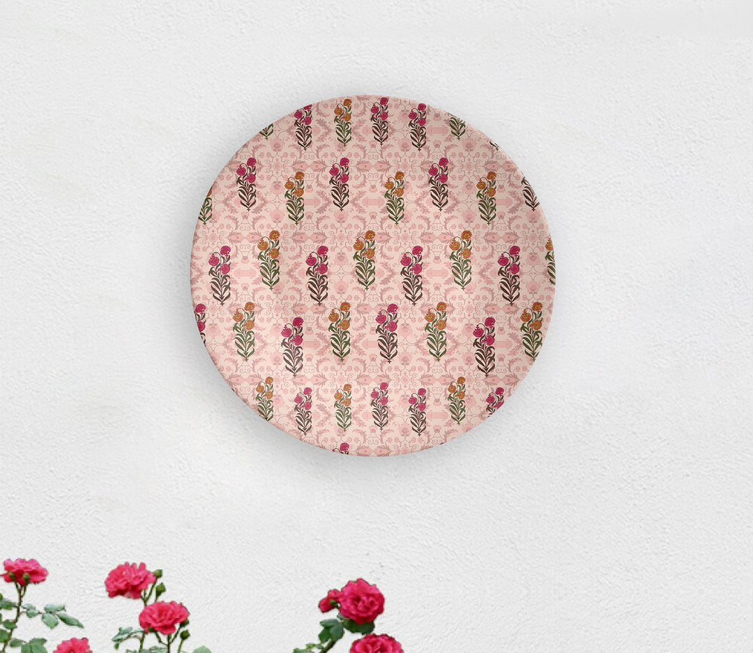 Abstract Ceramic Love Of Flower Decorative Wall Plate