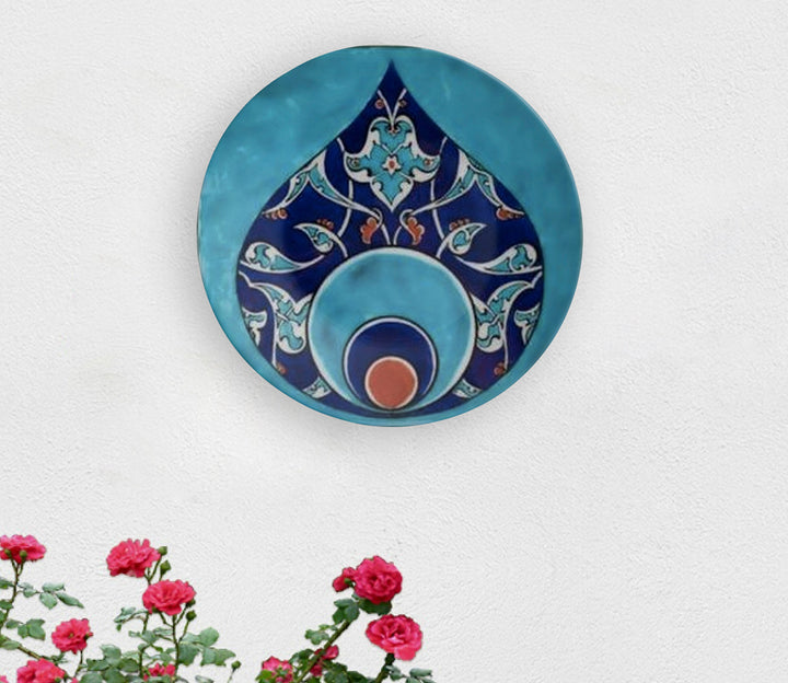 Blue Turkish Moroccan Tile Wall Art