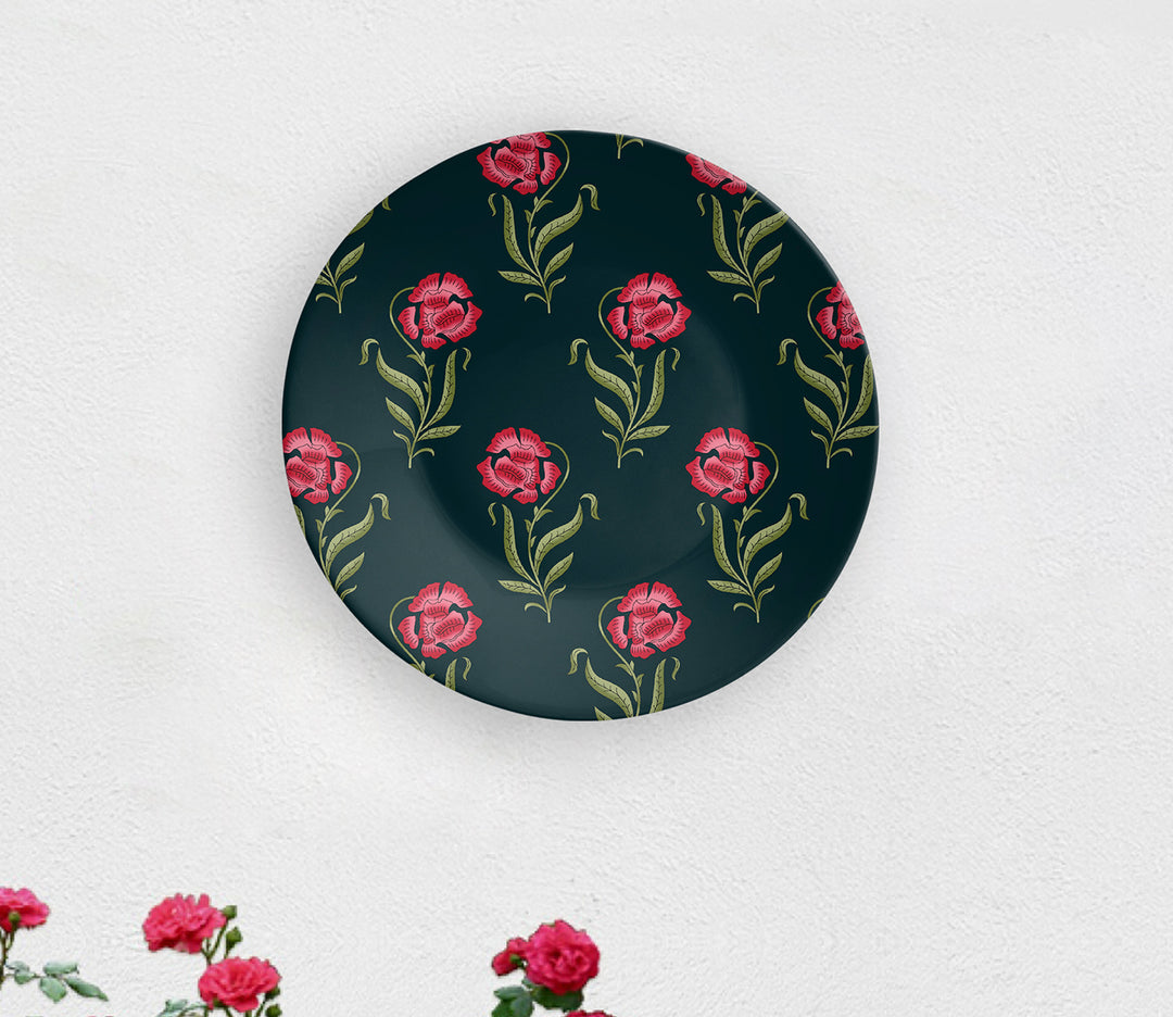 Motif Layover Ceramic Decorative Wall Plate
