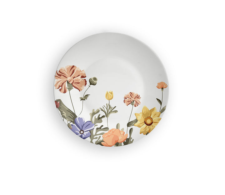Rise Of Flower Decorative Ceramic Wall Plate