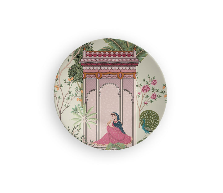 Queen of Hearts Palace Decorative Ceramic Wall Plate