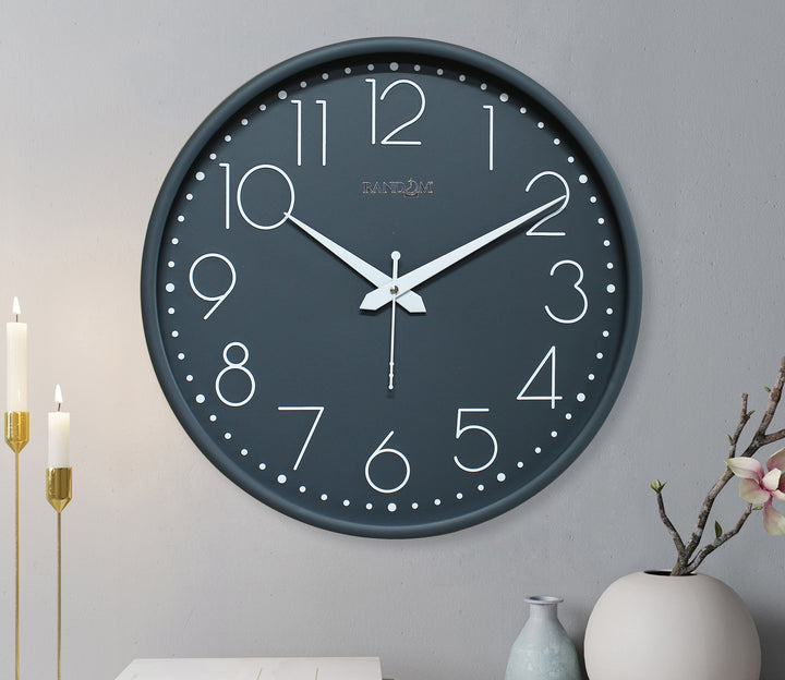 Gray Quartz Wall Clock