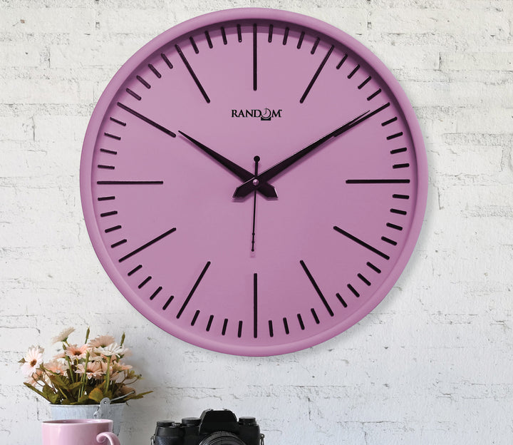 Silent Pink Wall Clock