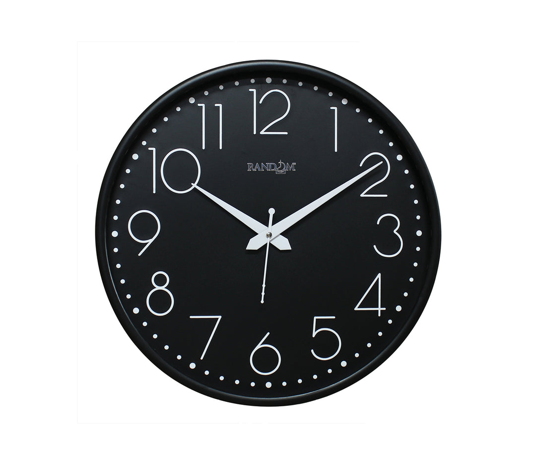 Black Analog Wall Clock