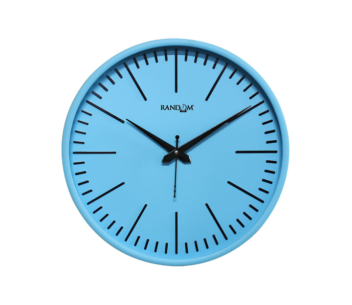 Silent Sky Blue Wall Clock