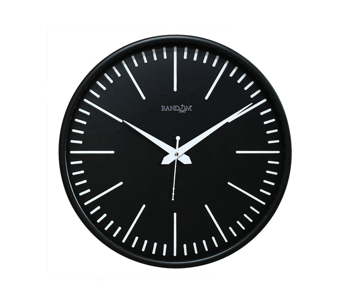 Silent Black Wall Clock