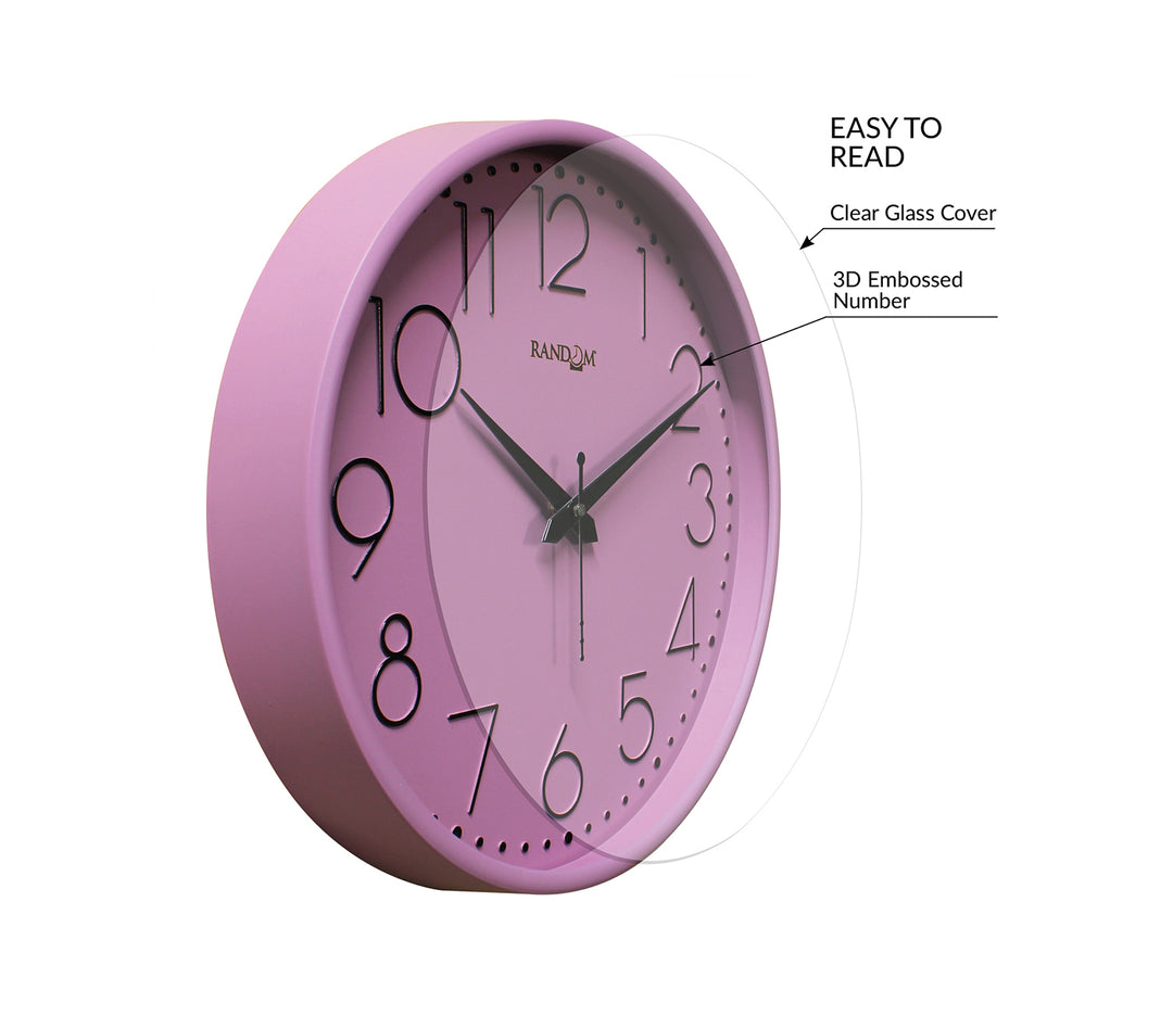 Pink Quartz Wall Clock