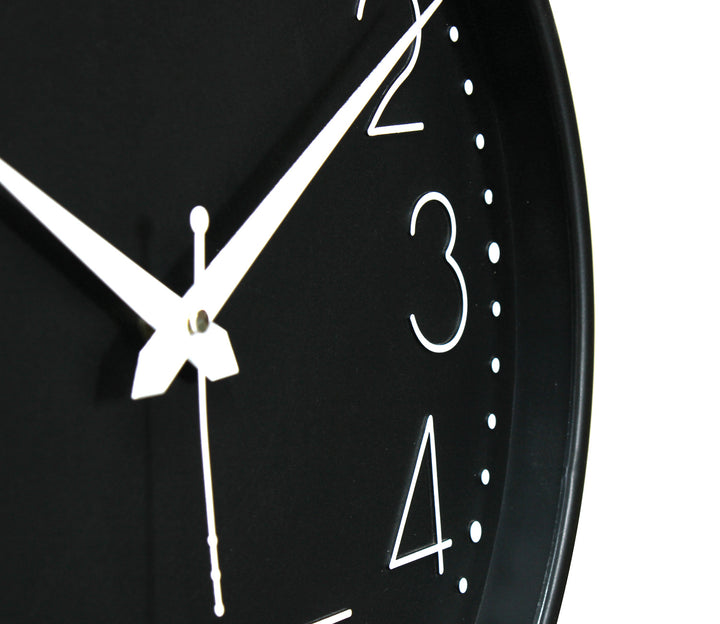 Black Analog Wall Clock