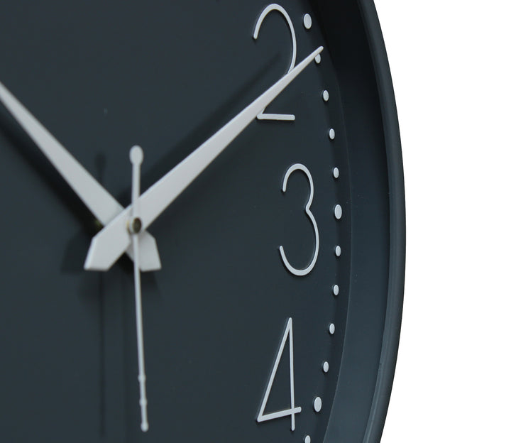 Gray Quartz Wall Clock