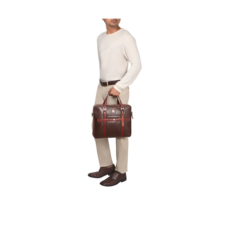 Men's Casual Leather Messenger Bag, Multiple Pockets | Rebel Spirit Men's Messenger Bag