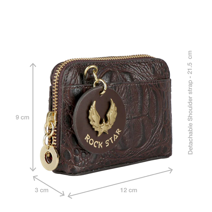 Brown Leather Micro Bag | Rockstar Chic Micro Bag