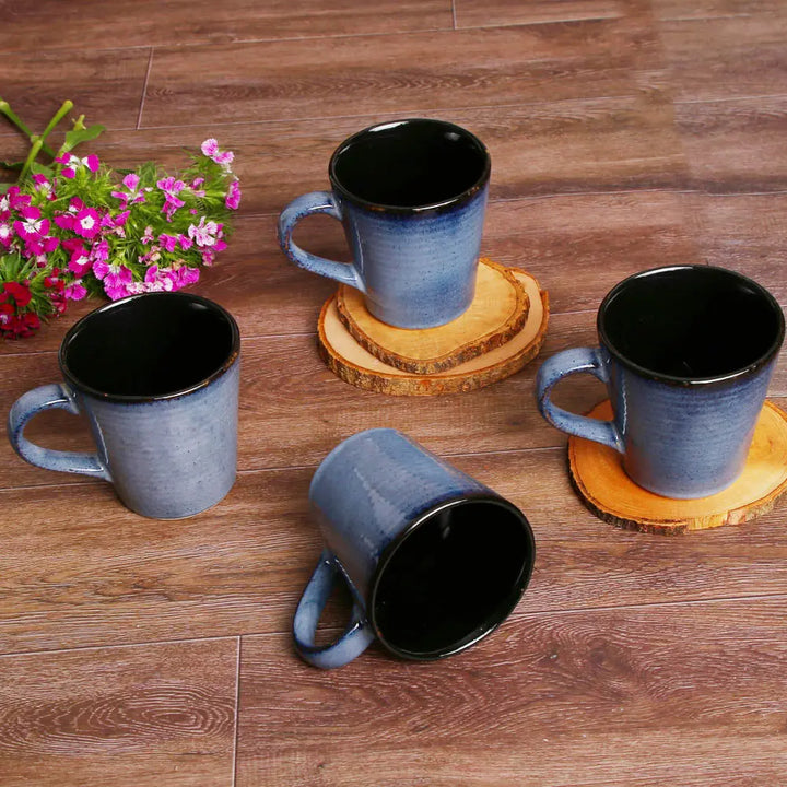 Blue Ceramic Coffee Mugs | Ceramic Coffee Mugs - Midnight Blue