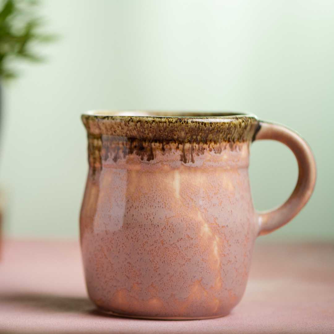 Brown Ceramic Beer Mug | Vintage Ceramic Beer Mug - Brown