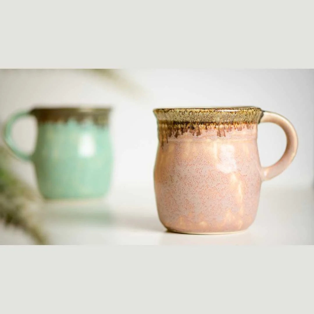 Brown Ceramic Beer Mug | Vintage Ceramic Beer Mug - Brown