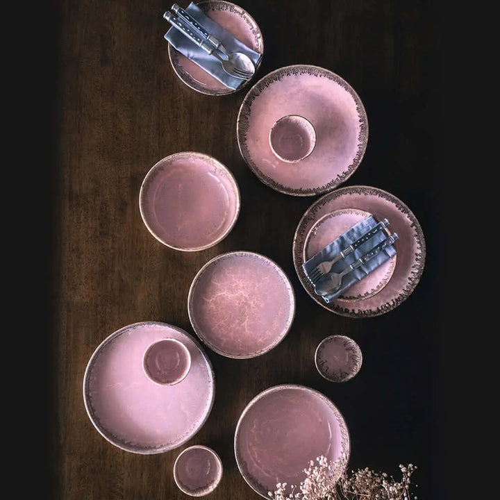 Ceramic Dinner Set | Handmade Ceramic Dinner & Snacks Set of 12 Pcs