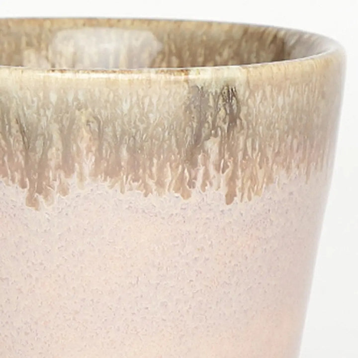 Ceramic Drinking Glasses - Pink Beige | Premium Ceramic Drinking Glasses - Pink Beige