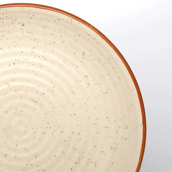 Handmade Ceramic Dinner Plate Set - 10.5 Diameter | Handmade Ceramic Dinner Plate Set - White
