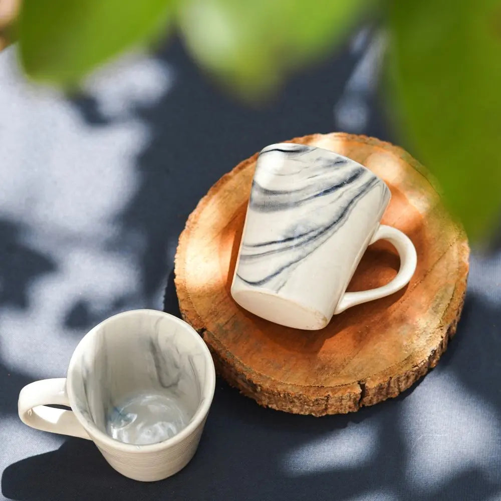White Ceramic Coffee Mugs | Handmade Ceramic Coffee Mugs - White