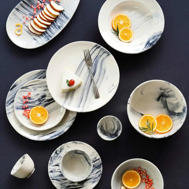 4 Person Eco-Friendly Ceramic Dinnerware Set | Premium Ceramic Dinner Set of 12