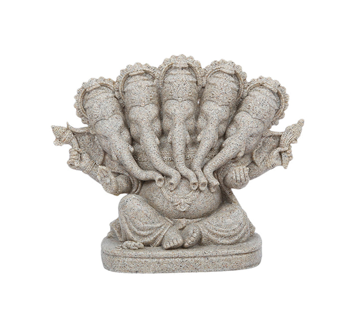 Captivating Stone Dust Ganesha Idol