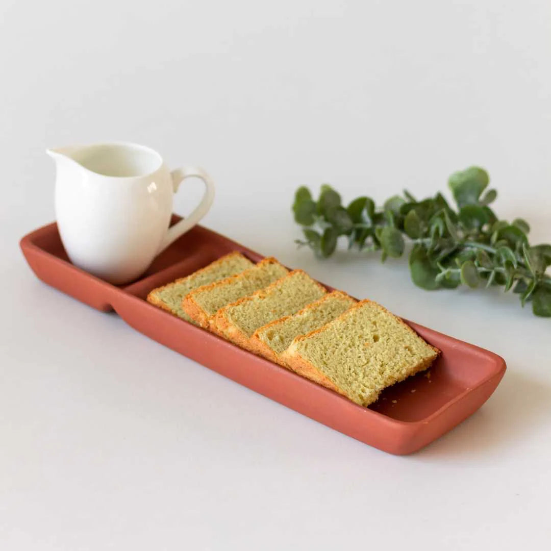 Homemade Terracotta Serving Tray | Terracotta Condiments Serving Tray