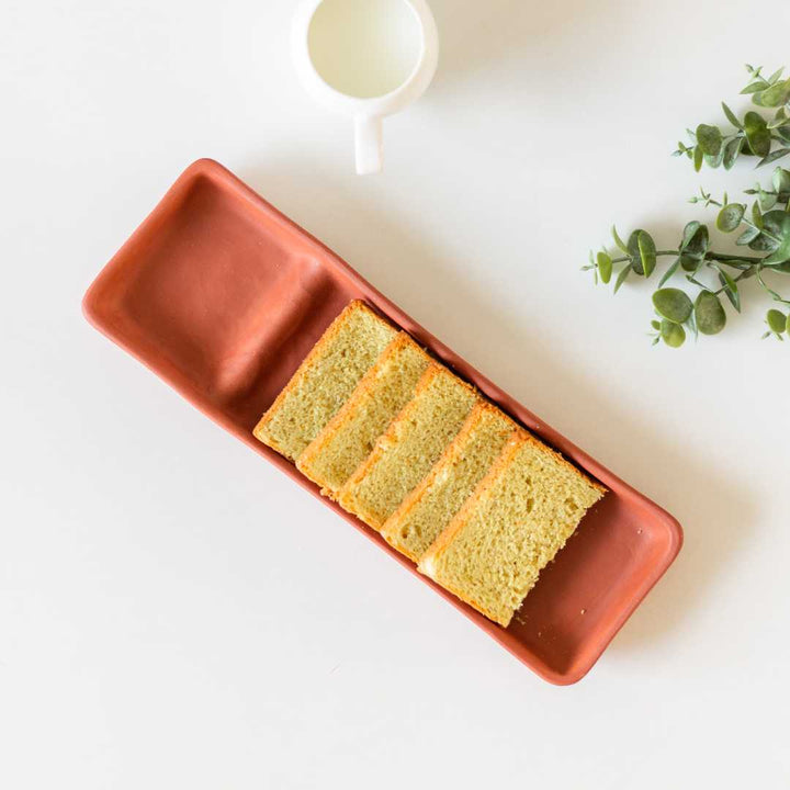 Homemade Terracotta Serving Tray | Terracotta Condiments Serving Tray