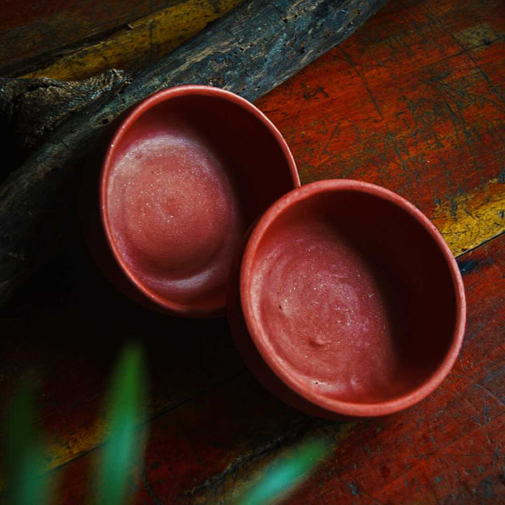 Indian Style Terracotta Serving Bowl Set | Terracotta Exclusive Serving Bowl Set of 2