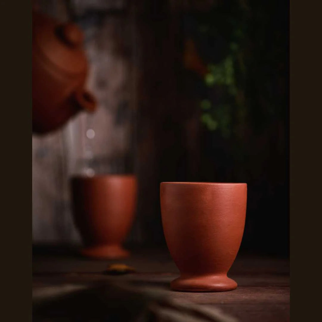 Handmade Wine Glass - Terra Cotta | Exclusive Handmade Wine Glass - Terra Cotta