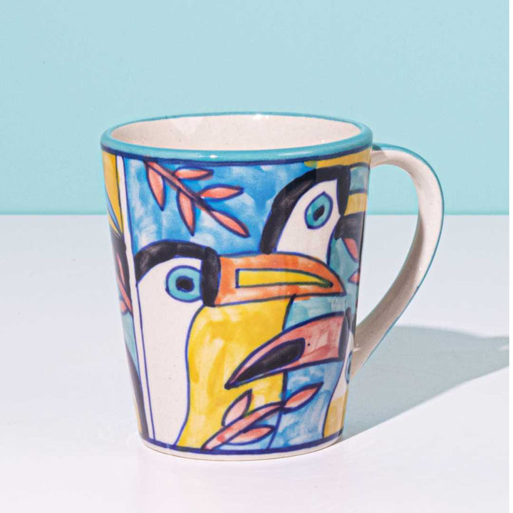 Toucan Ceramic Coffee Mugs | Toucan Tropics Ceramic Coffee Mugs