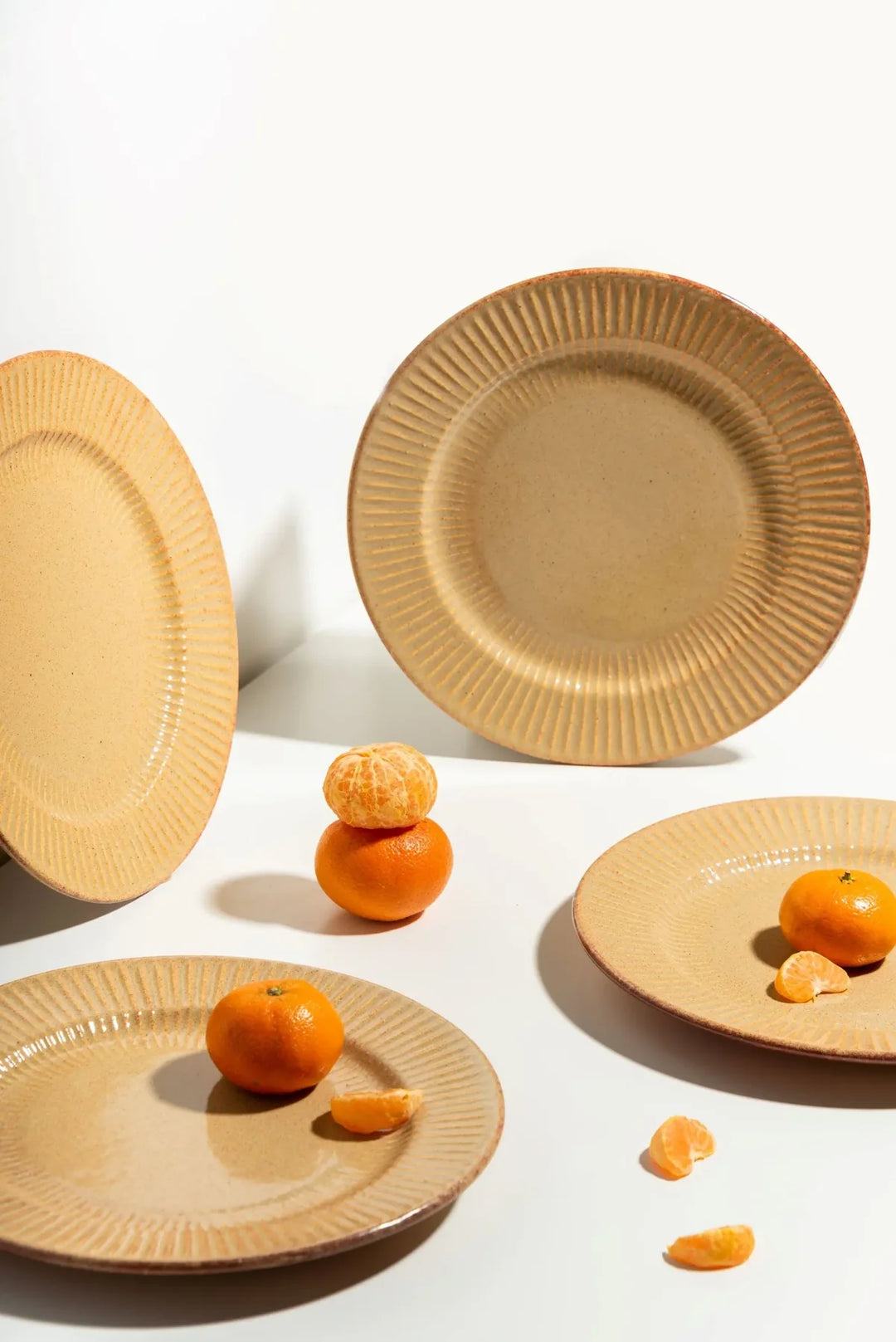 Set of 4 Eco-Friendly Ceramic Dinnerware | Gold Rimmed Especial Ceramics Dinner Set of 12pcs