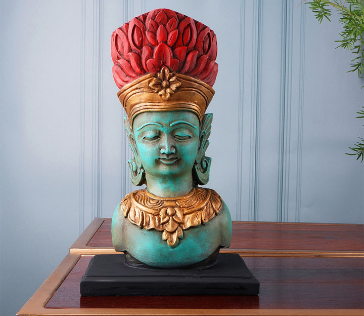 Captivating Multicolor Buddha Figurine