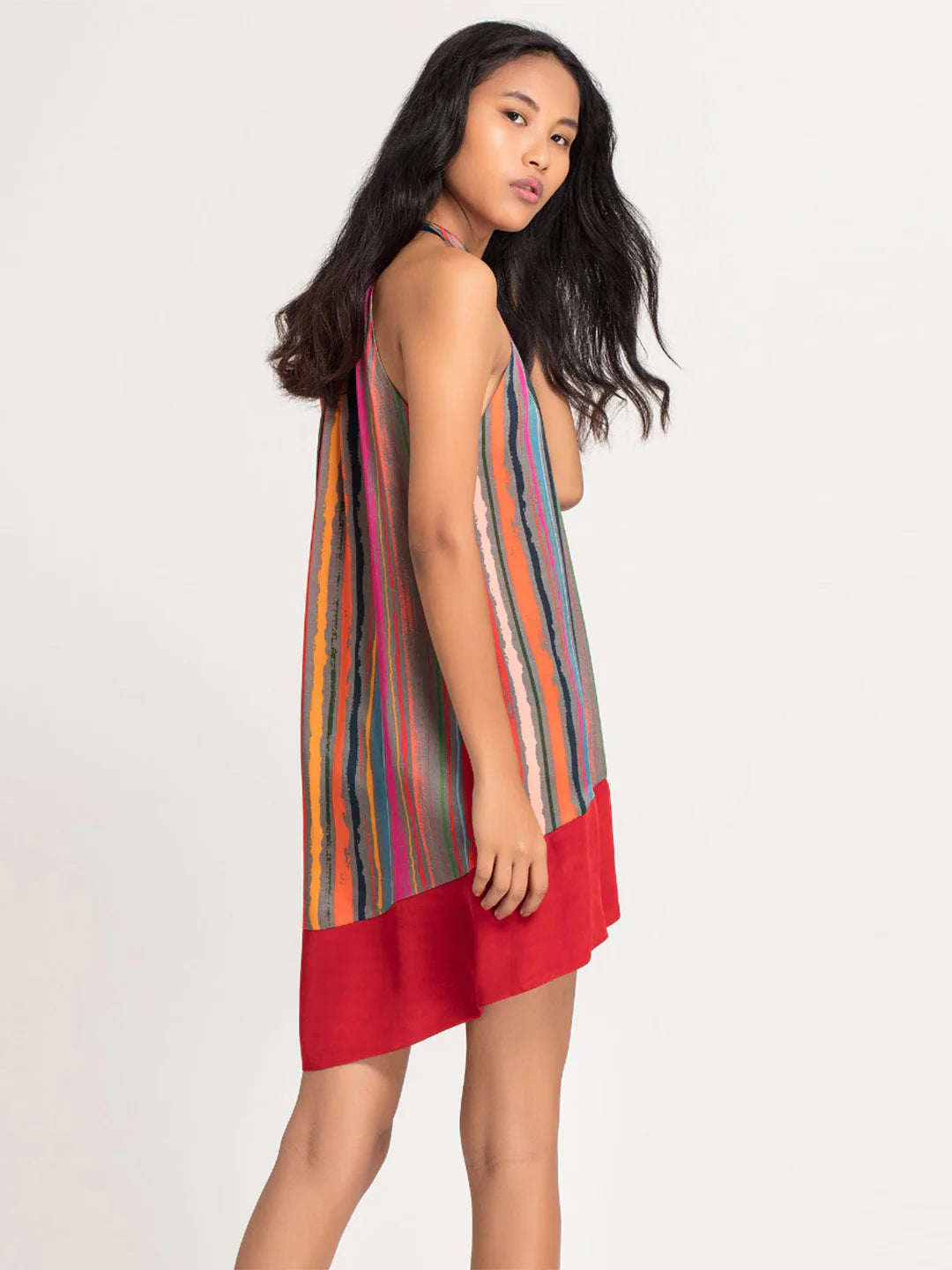 Artistry Stripes Dress | Artistry Stripes High-Low Dress